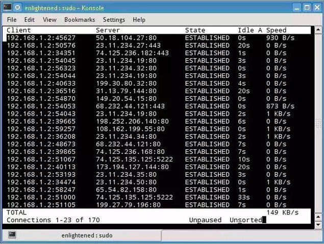 18个工具分析Linux系统占用网络带宽大的程序  第16张